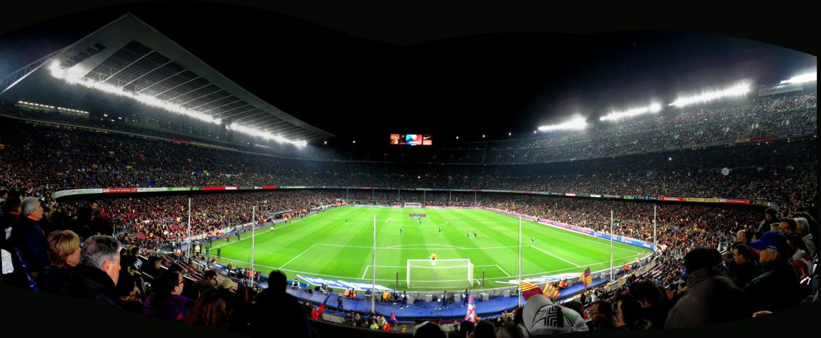 El Camp Nou al máximo de su capacidad