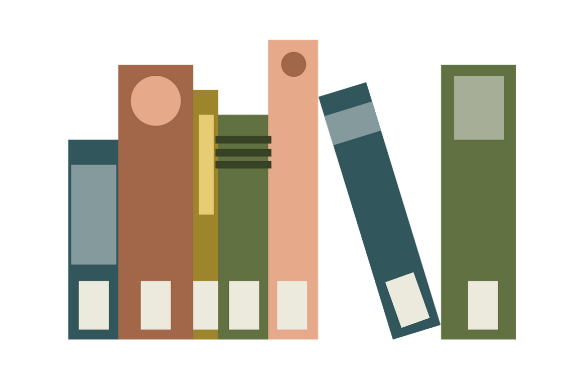 Stacked folders png sticker, office